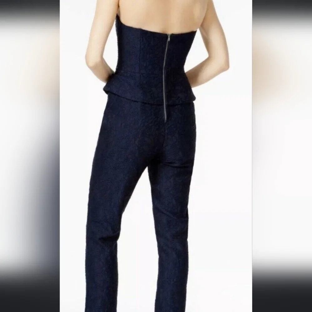 Adrianna Papell Jumpsuit Navy Blue Dress - Picture 9 of 9